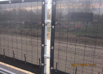 Winddoek zwart 180 gr/m2 Aannemingsbedrijf Vermeulen