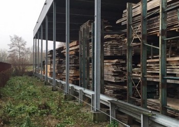 Winddoek Donkergrijs, Huyskamp fijnhouthandel Zwolle