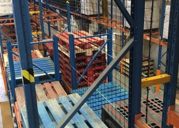Magazijnstellingsnetten Distributiecentrum Geldermalsen