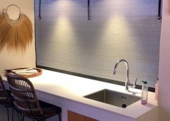 Verandadoek tender taupe Fam. Pinners Spanje