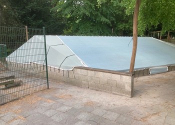 Zandbaknet country blue en sahara sand Kleuterschool Tuimelin