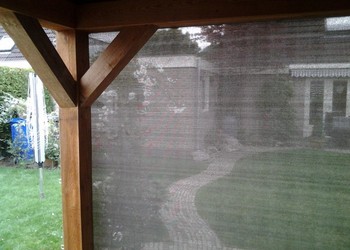 Winddoek zwart 180 gr/m2