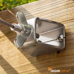 Voorbeeld bevestiging Kabelspanner I - Shadow Comfort