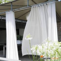 Buitengordijn Arctic White