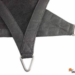 Rondom omgezoomd en voorzien van RVS ogen