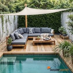 Sfeerafbeelding driehoek schaduwdoek