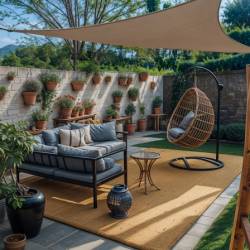 Sfeerafbeelding driehoek schaduwdoek