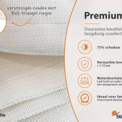 Schaduwdoek Mineral White - Shadow Comfort