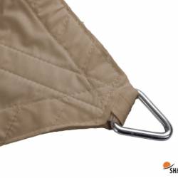 Waterdicht schaduwdoek Shadow Comfort Brazilian Sand driehoek 3x3x3