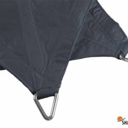 Waterdicht schaduwdoek Shadow Comfort Warm Grey vierkant 4x4