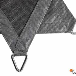 Waterdicht schaduwdoek Shadow Comfort Grey vierkant 3x3